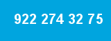 922 274 32 75